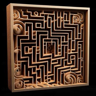 3D model labyrinth (STL)